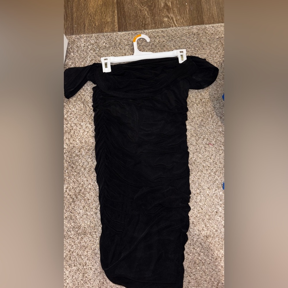 Stylish Black Off-Shoulder Dress